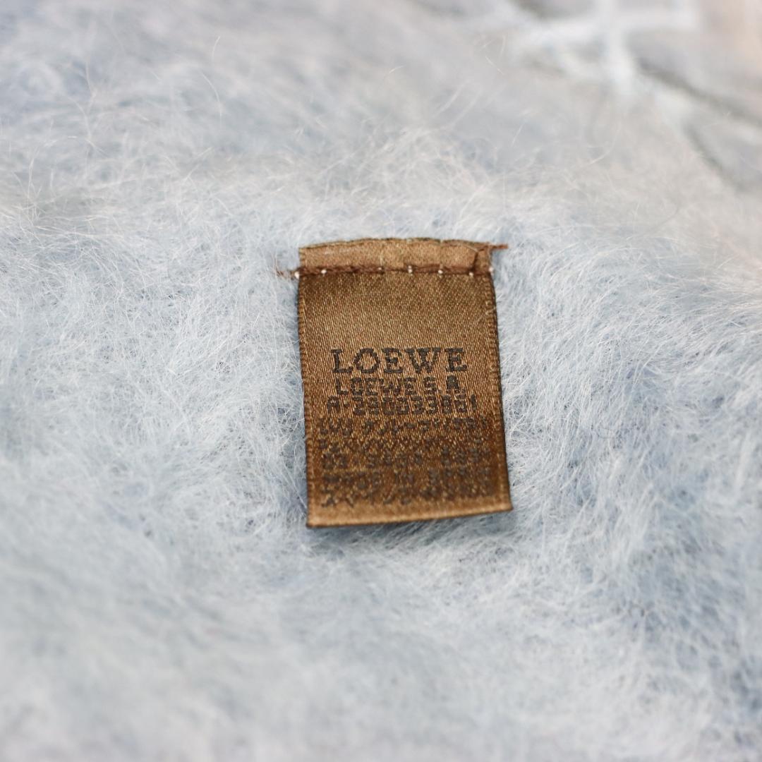 LOEWE ロエベ アナグラム モヘア マフラー レディース