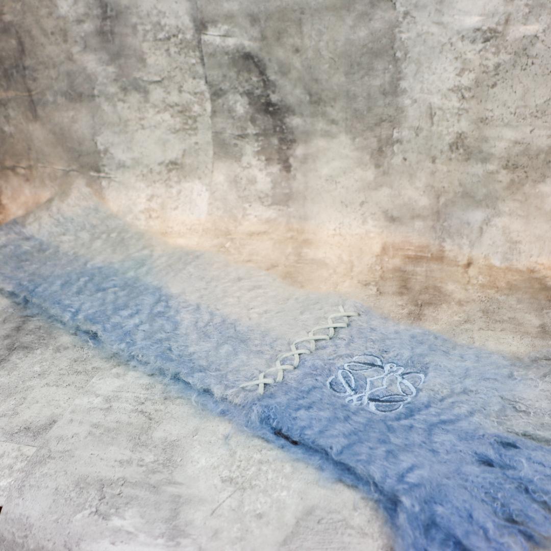 LOEWE ロエベ アナグラム モヘア マフラー レディース