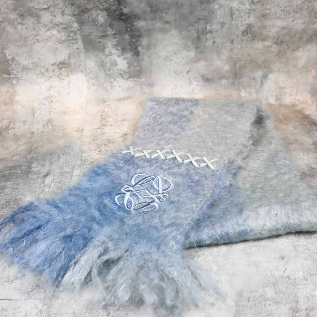 LOEWE ロエベ アナグラム モヘア マフラー レディース