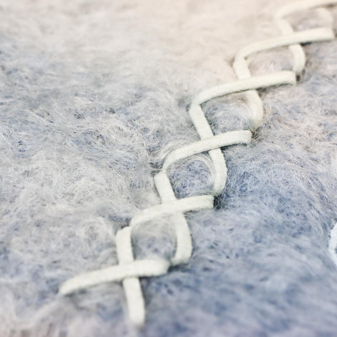 LOEWE ロエベ アナグラム モヘア マフラー レディース