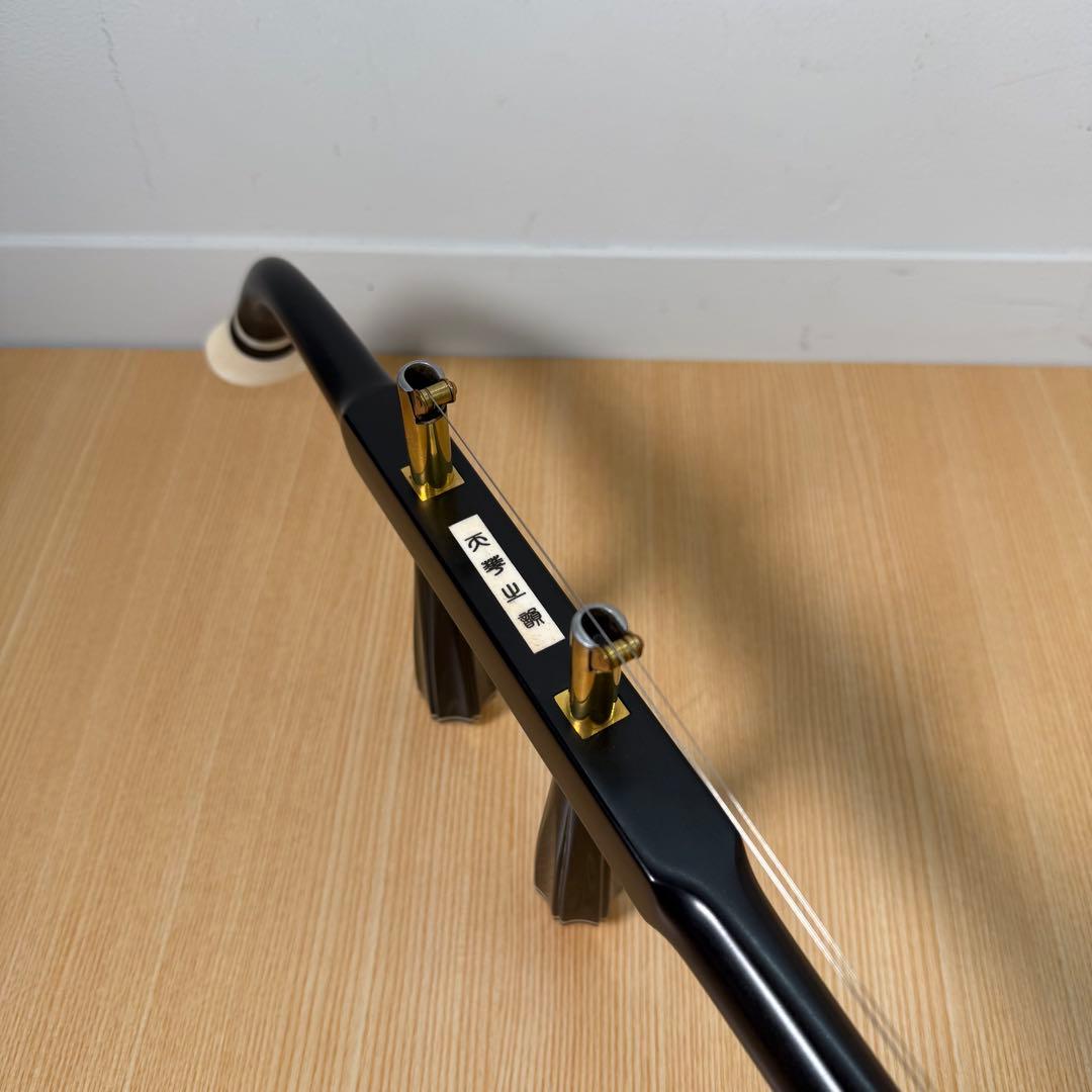 極上品　天華楽器　天華之韻　二胡　黒檀六角形