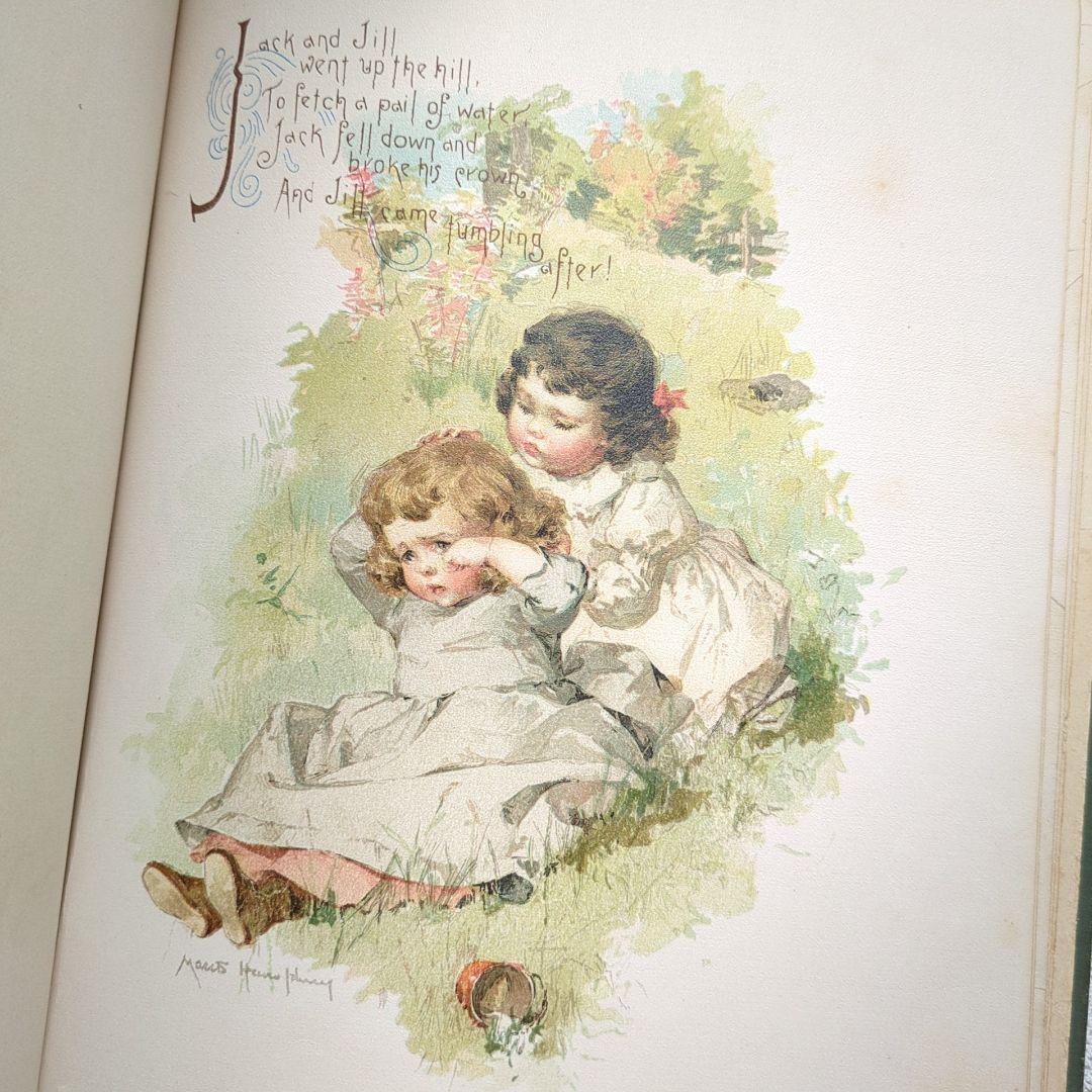超稀少1891アンティーク絵本 洋書 児童書 ヴィクトリアン モードハンフリー