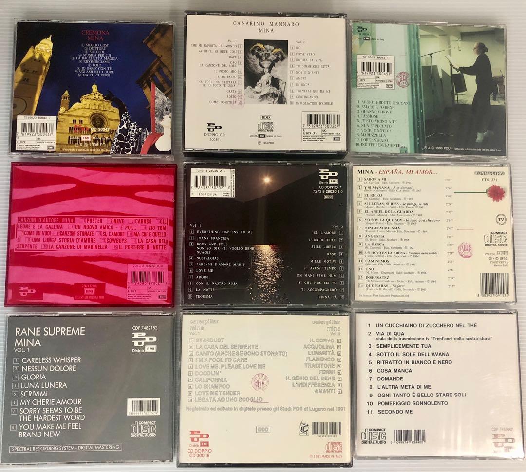 Mina Mazzini ミーナ・マッツィーニ 輸入盤 CD18枚まとめて 洋楽