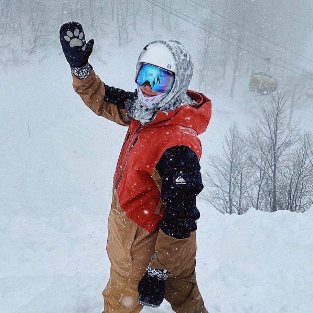 【新品未使用】レオパード 肉球 ミトン グローブ M