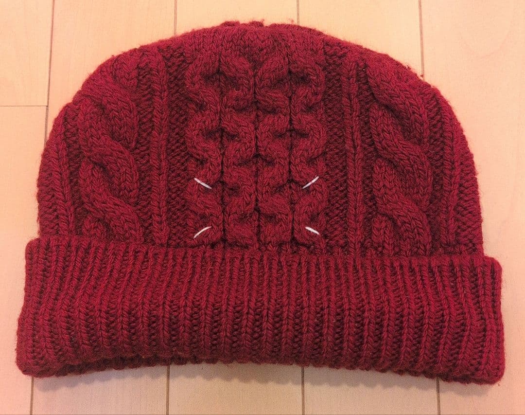 MAISON MARTIN MARGIELA マルタンマルジェラニットキャップ赤