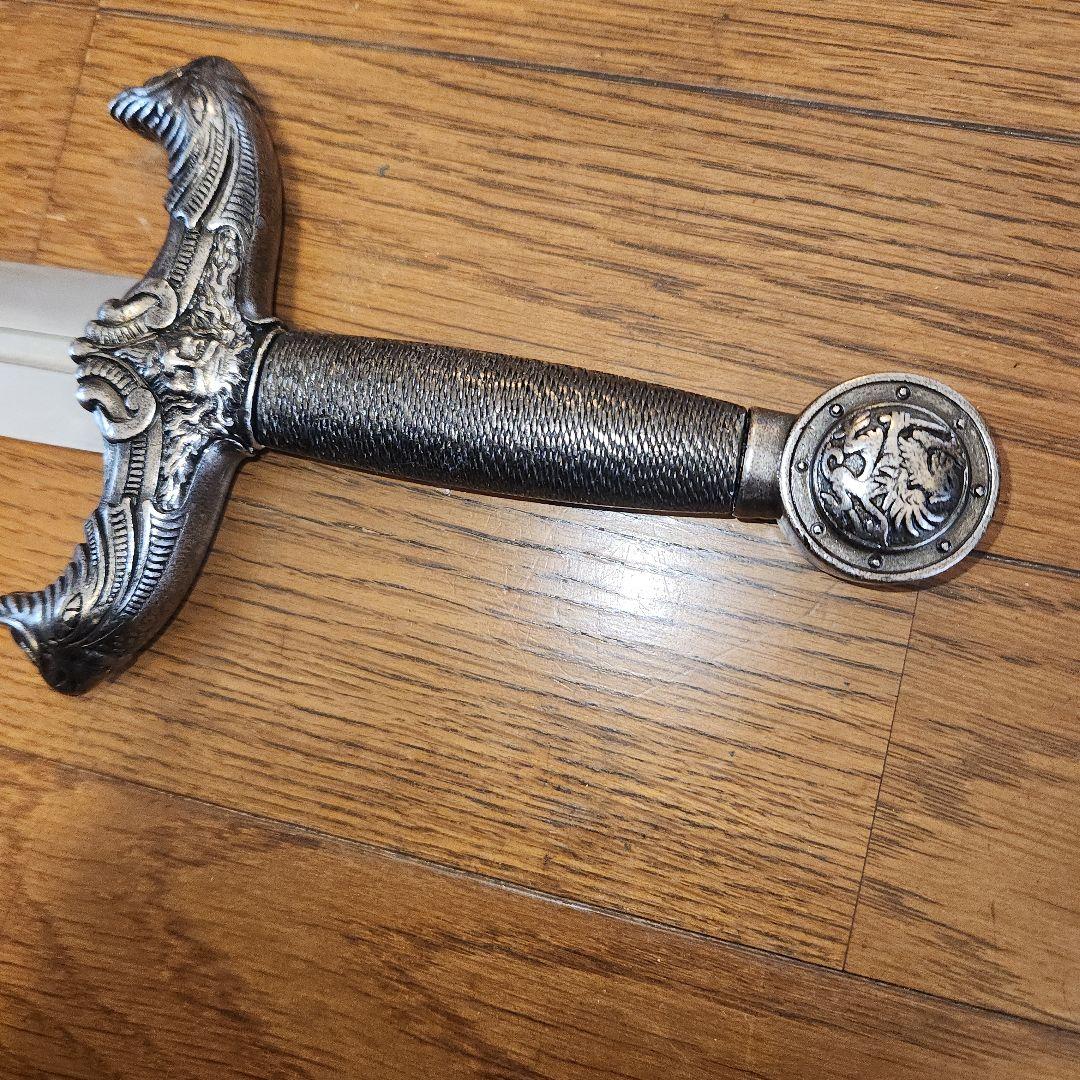 模造刀　エクスカリバー　 ダガー　シルバー　短剣　西洋剣レプリカ　コスプレ