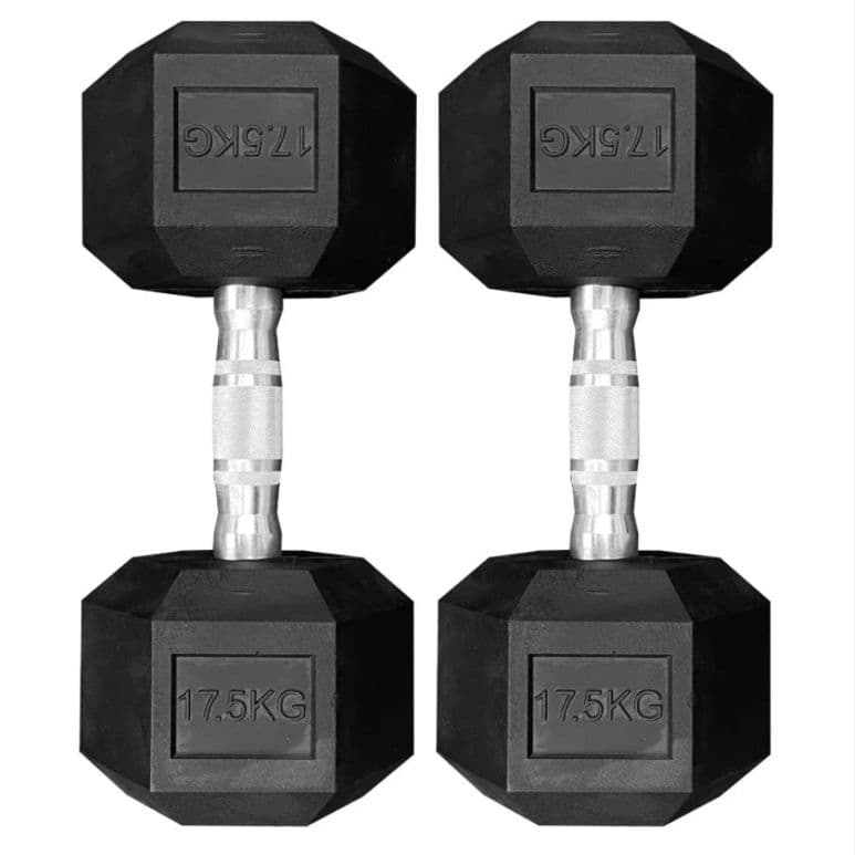 ヘキサゴンダンベル 17.5kg×２個　六角ダンベル　ダンベル　鉄アレイ　筋トレ