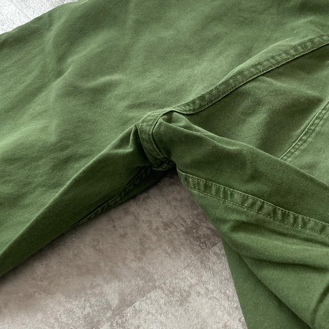 70s スウェーデン軍 実物 ユーティリティパンツ カーキ Size C48
