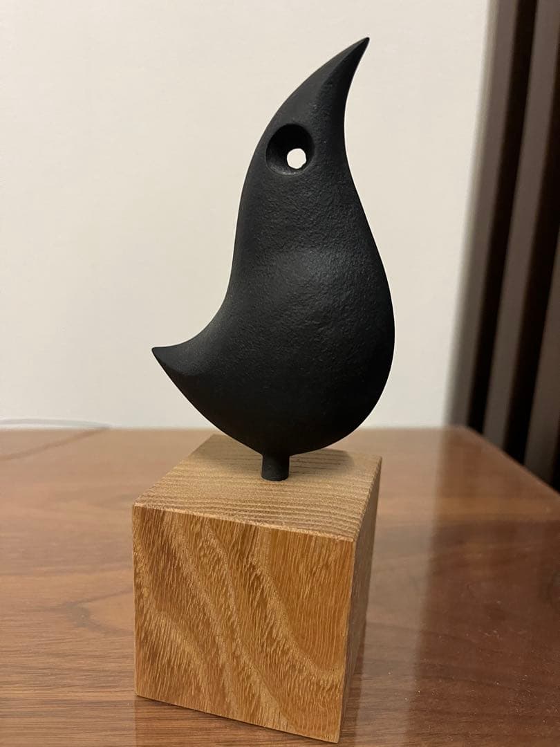 ■釜定 南部鉄器★オーナメント2点セット★魚と鳥★オブジェ★宮伸穂