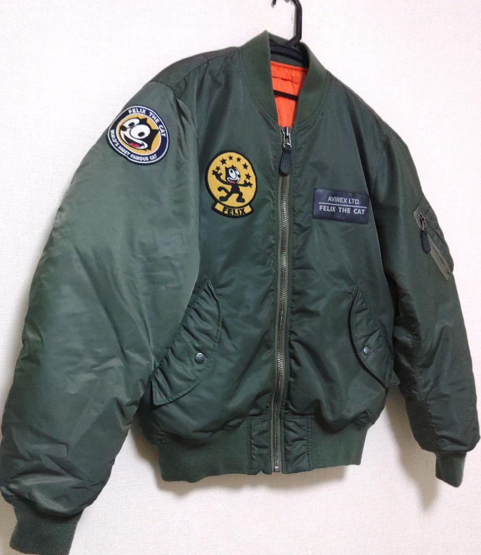 AVIREX×FELIX THE CAT MA-1 限定コラボ【SAGE★L】