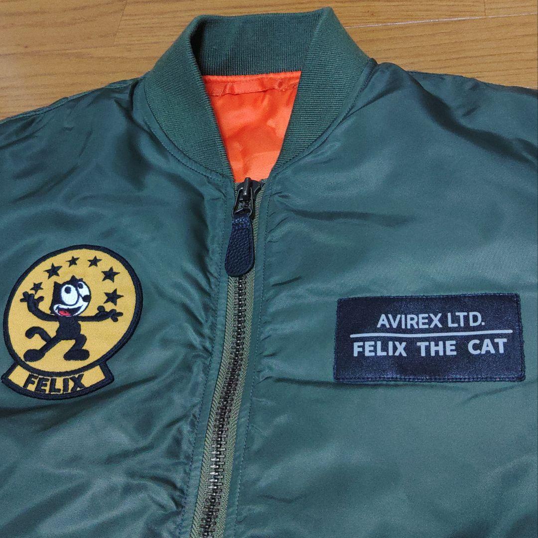 AVIREX×FELIX THE CAT MA-1 限定コラボ【SAGE★L】
