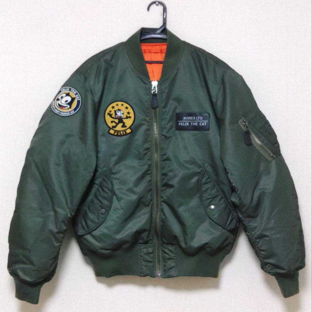 AVIREX×FELIX THE CAT MA-1 限定コラボ【SAGE★L】