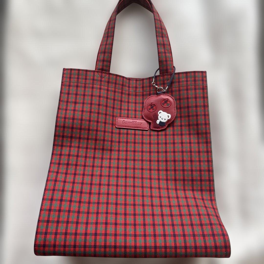 ファミリア トートバッグ 大