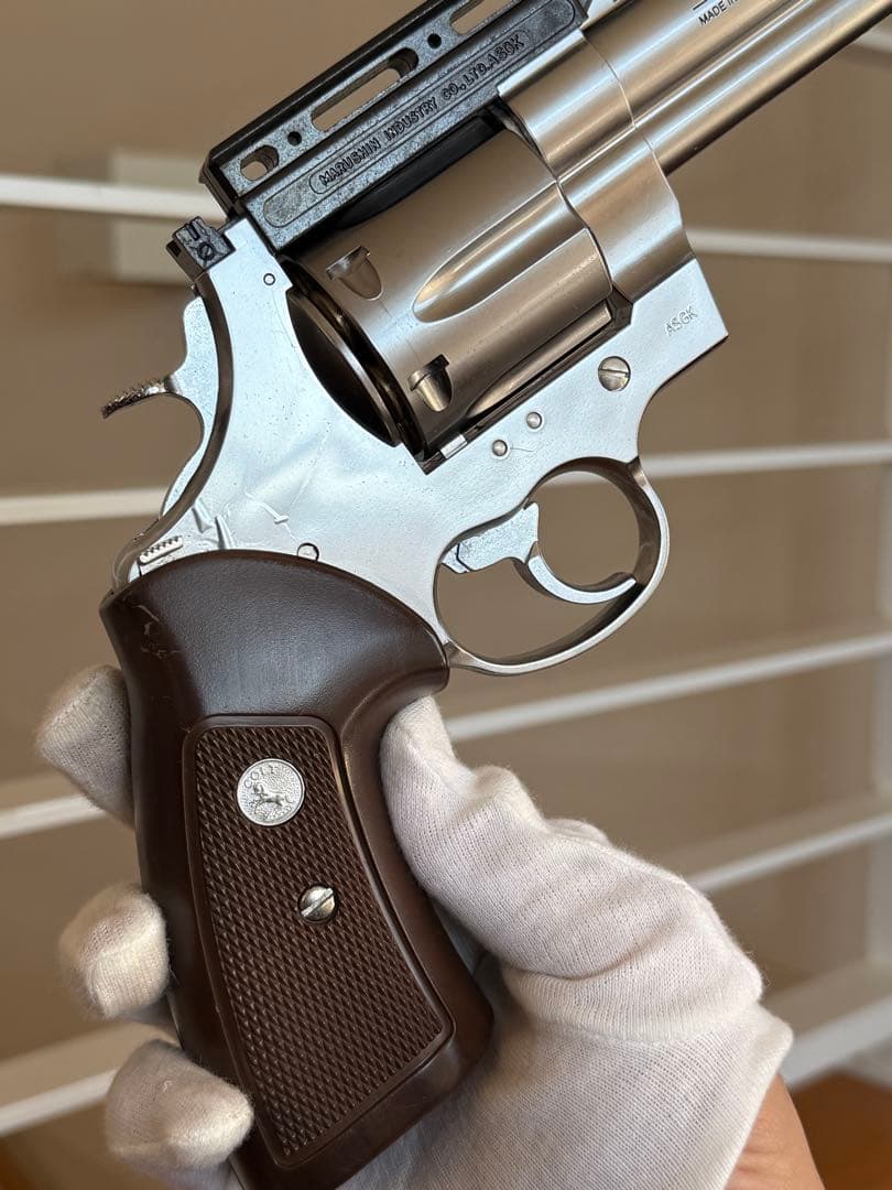 マルシン コルト アナコンダ マウントベース付き シルバー ガスガン リボルバー