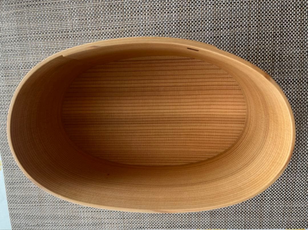 【新品未使用】大館曲げわっぱ　米びつ　2kg