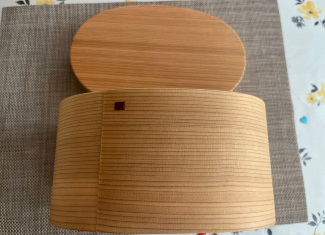 【新品未使用】大館曲げわっぱ　米びつ　2kg