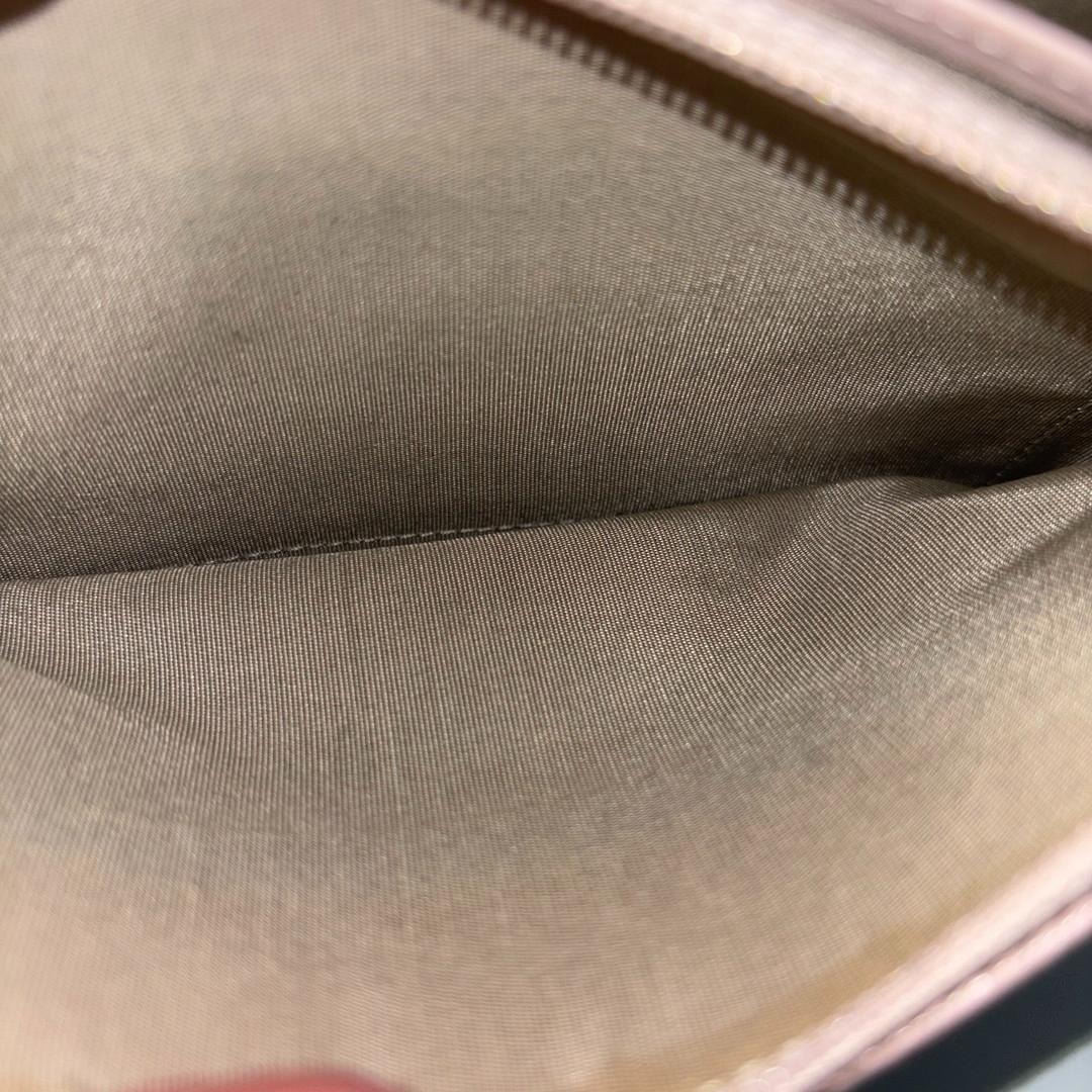 超極美品 シャネル キャビアスキン チェーンウォレット ピンク ショルダーバッグ