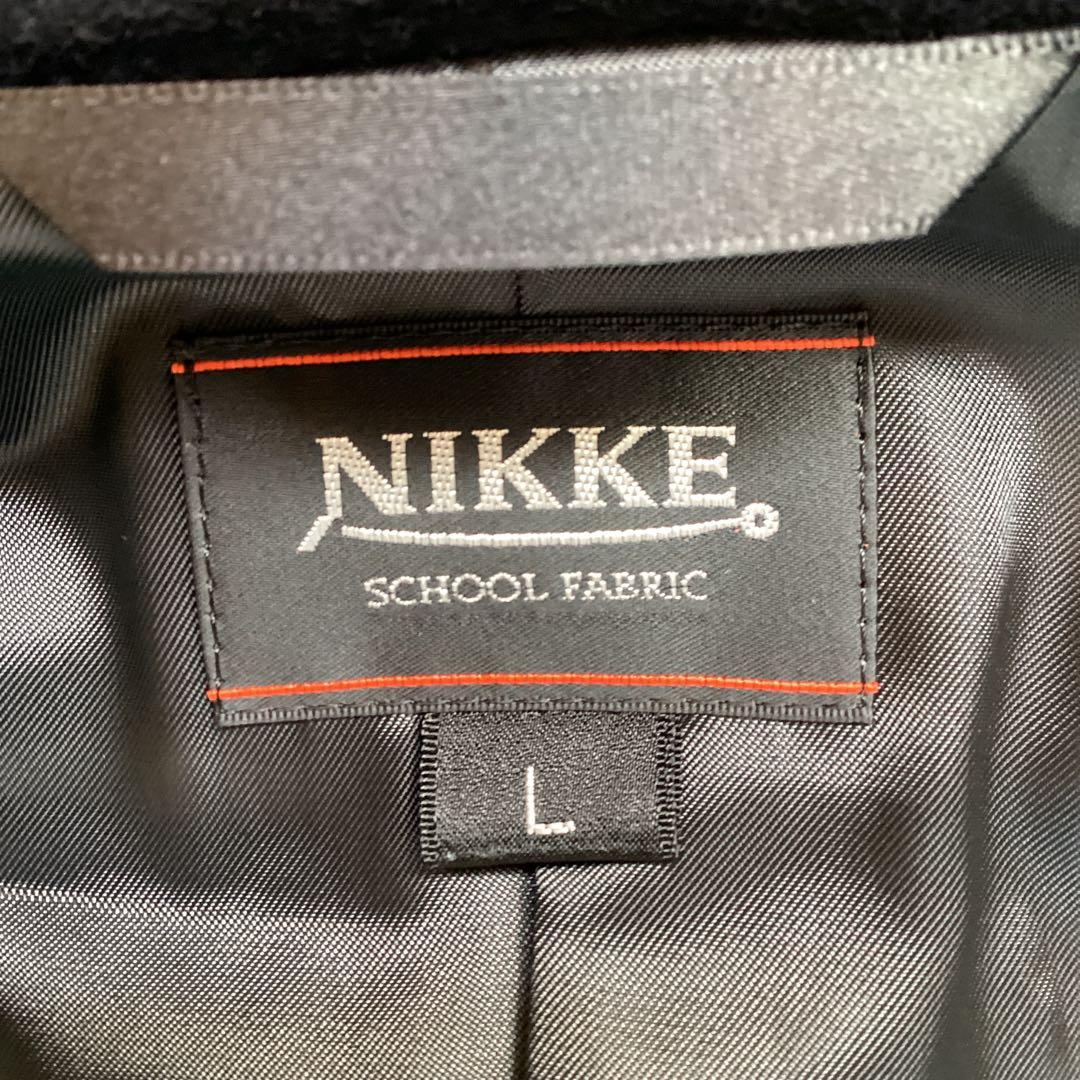 【在庫限り】ダッフルコート スクールコート 紺　Ｌ　メンズ　23044NIKKE