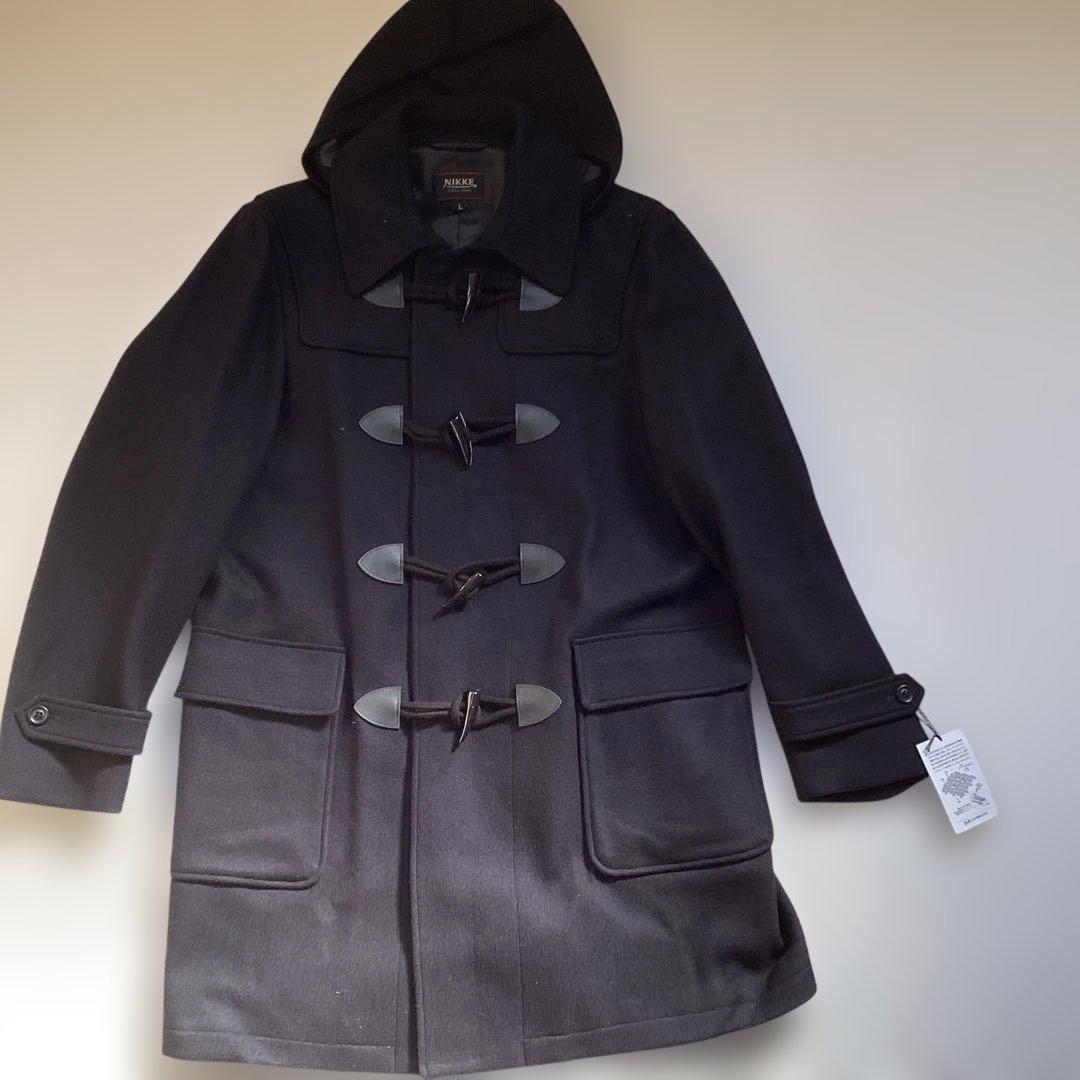 【在庫限り】ダッフルコート スクールコート 紺　Ｌ　メンズ　23044NIKKE
