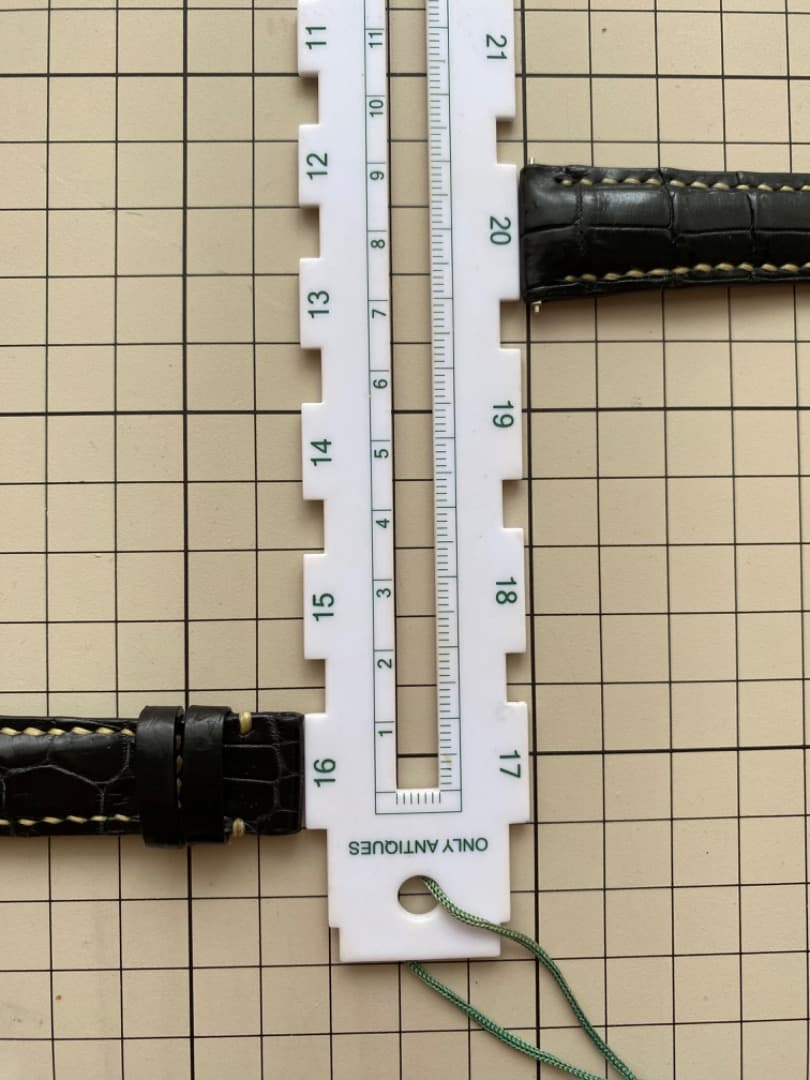 【未使用】Earnest アーネスト 20mm クロコダイル 時計ベルトブラック