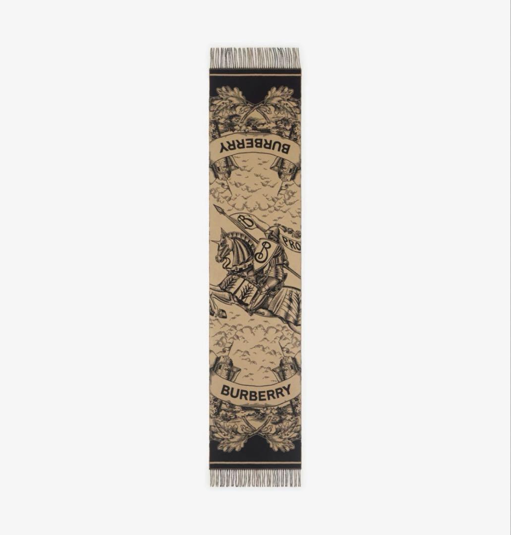 BURBERRYリバーシブル　カシミヤ スカーフ ストール 208cm幅46cm