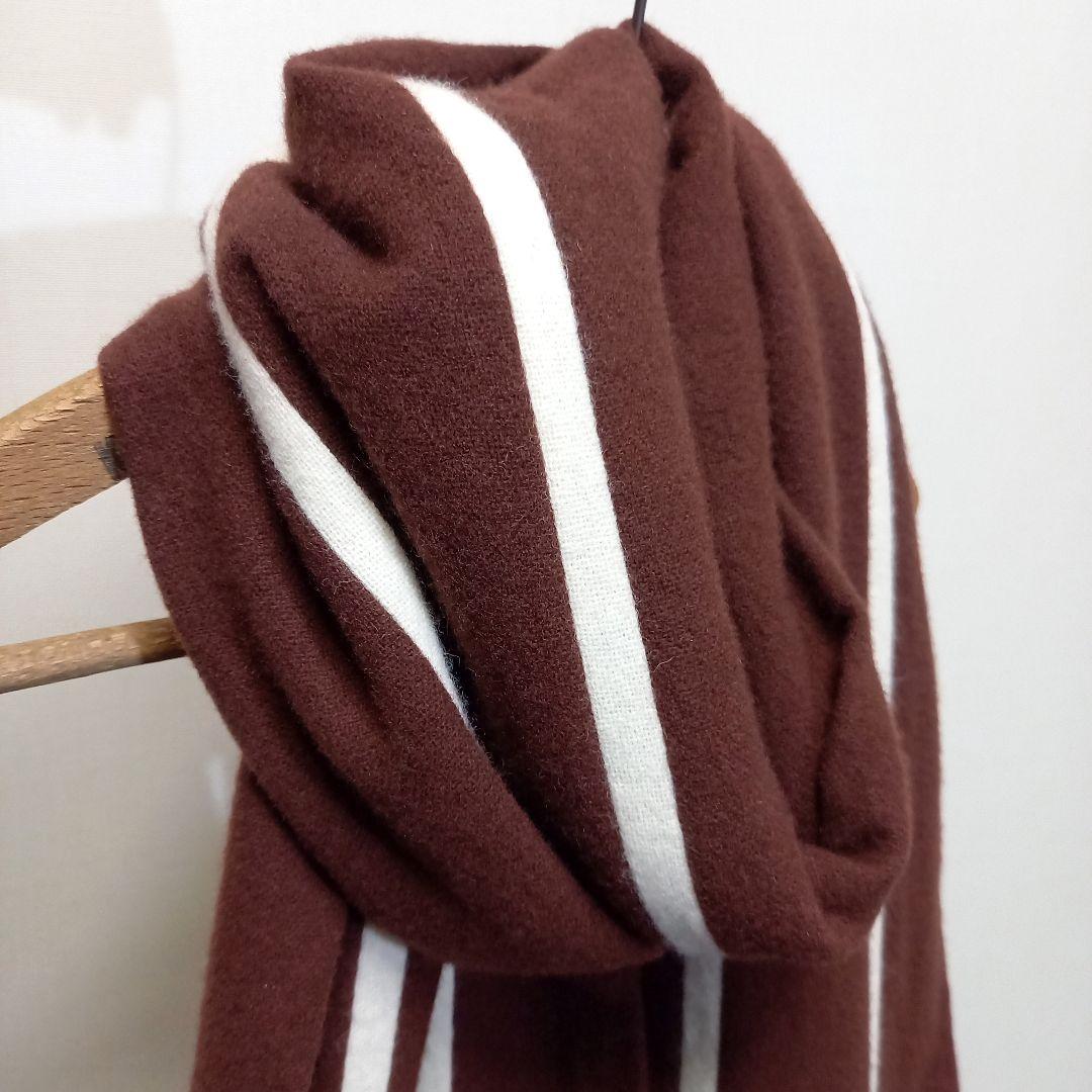 美品 英国製 J.PRESS ブラウン大学 カレッジスカーフ スクールマフラー