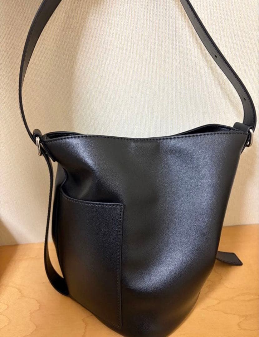 美品　アダムエロペ　スプリットレザーワンショルダー2WAYミニバッグ