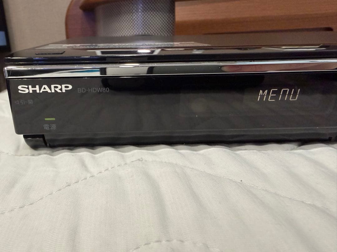 AQUOSブルーレイ レコーダー 1TB 2番組同時録画対応