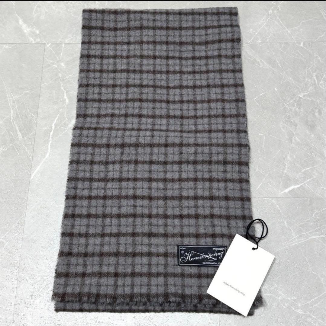 【MFPEN herreekvipering】WOOL SCARF / BLUE