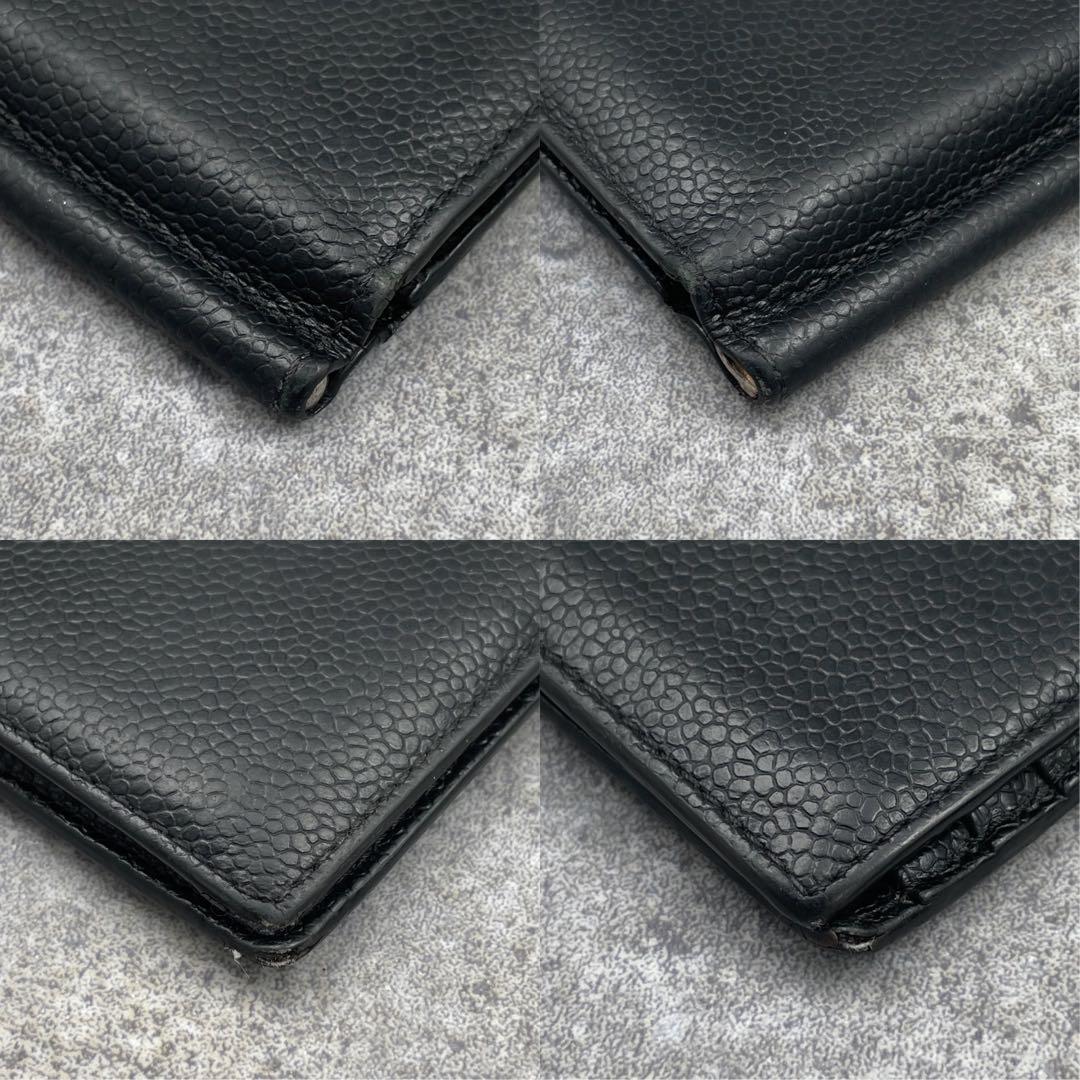 【美品】トムブラウン　折財布 トリコロール　黒　ブラック　クリップ付き