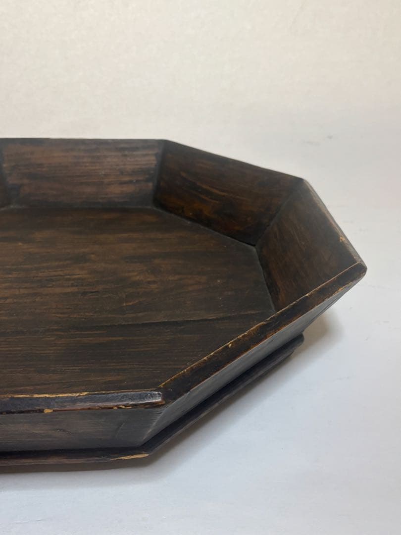 李朝八角盆　径49cm！