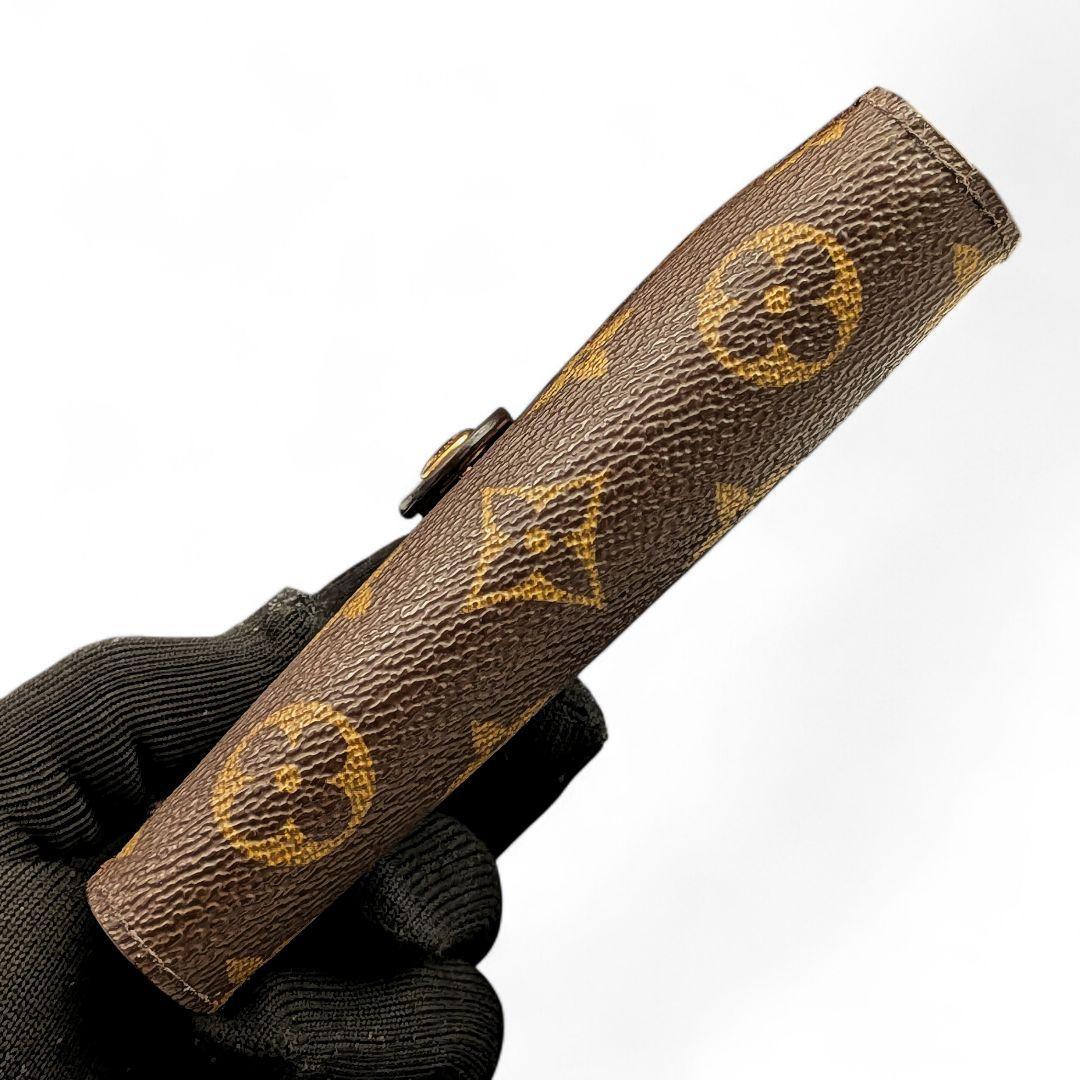 良品 ルイヴィトン モノグラム ポルトモネ ビエ ヴィエノワ 折り財布 がま口