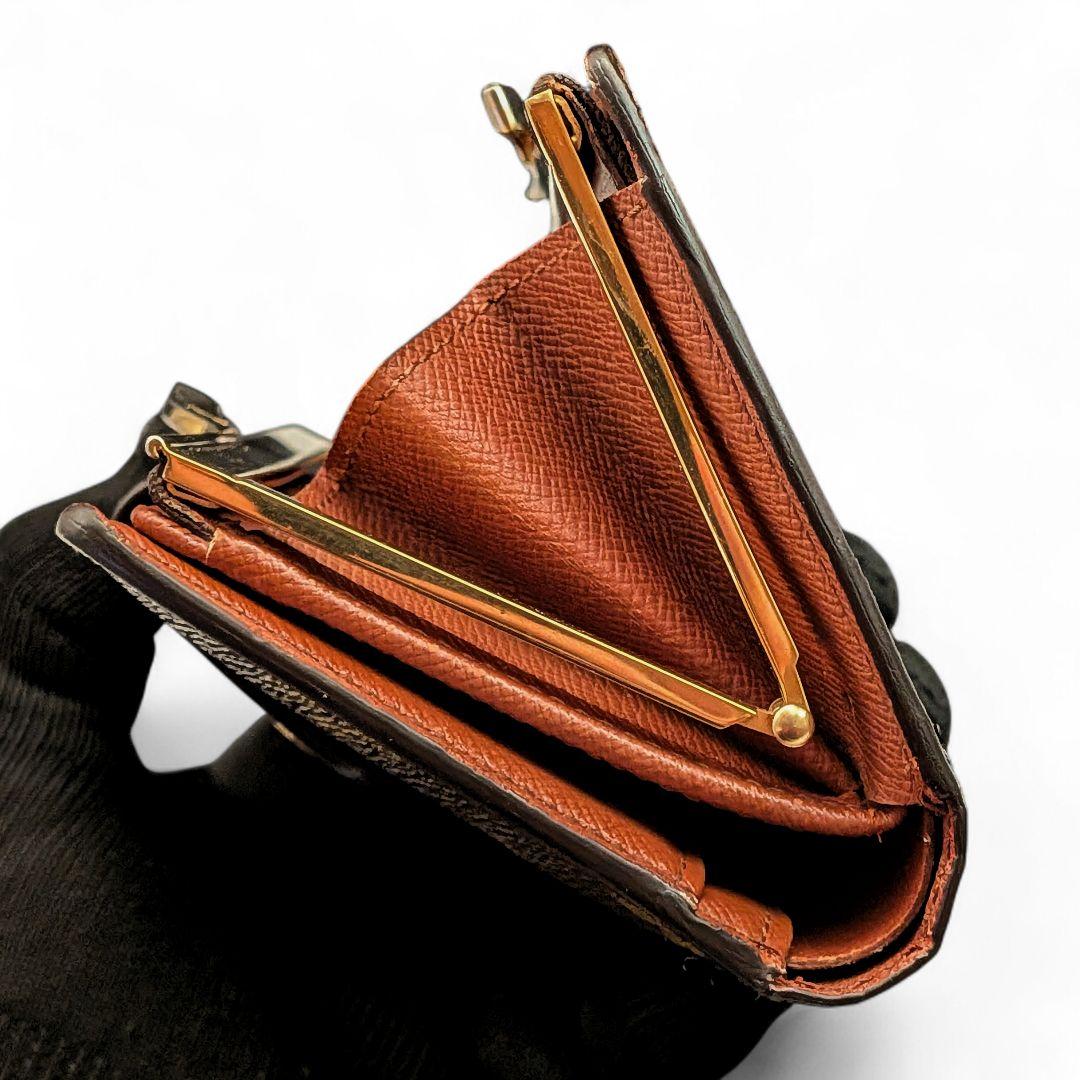 良品 ルイヴィトン モノグラム ポルトモネ ビエ ヴィエノワ 折り財布 がま口