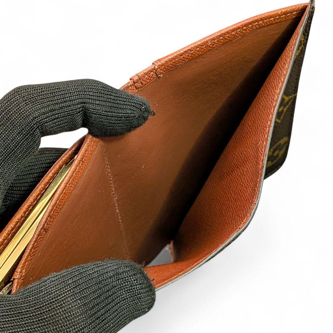 良品 ルイヴィトン モノグラム ポルトモネ ビエ ヴィエノワ 折り財布 がま口