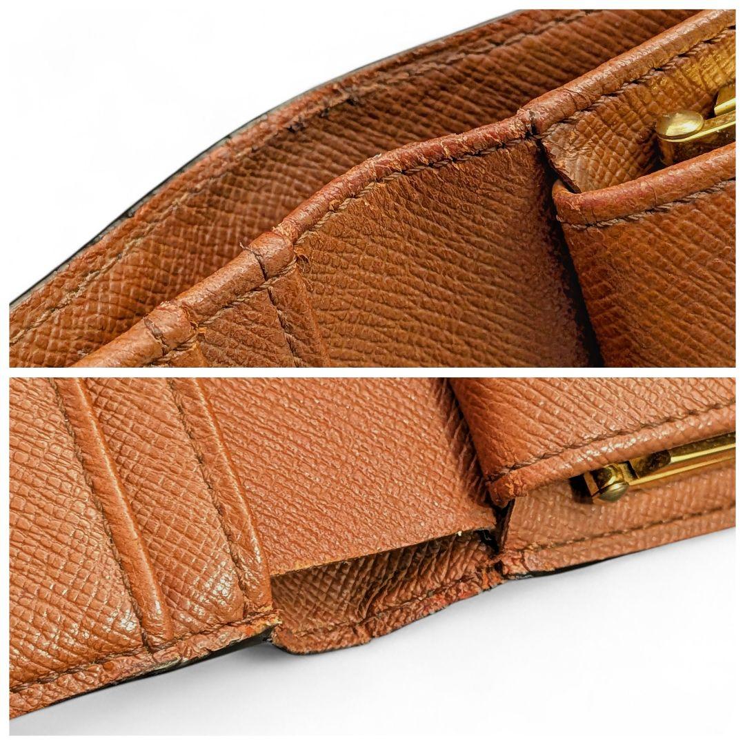 良品 ルイヴィトン モノグラム ポルトモネ ビエ ヴィエノワ 折り財布 がま口