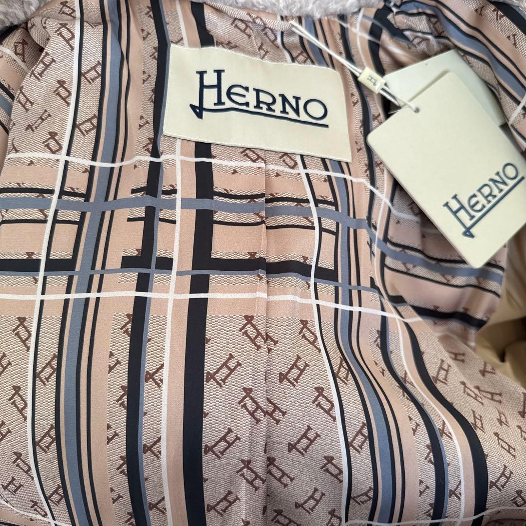 HERNOフェイクファーコート/新品未使用