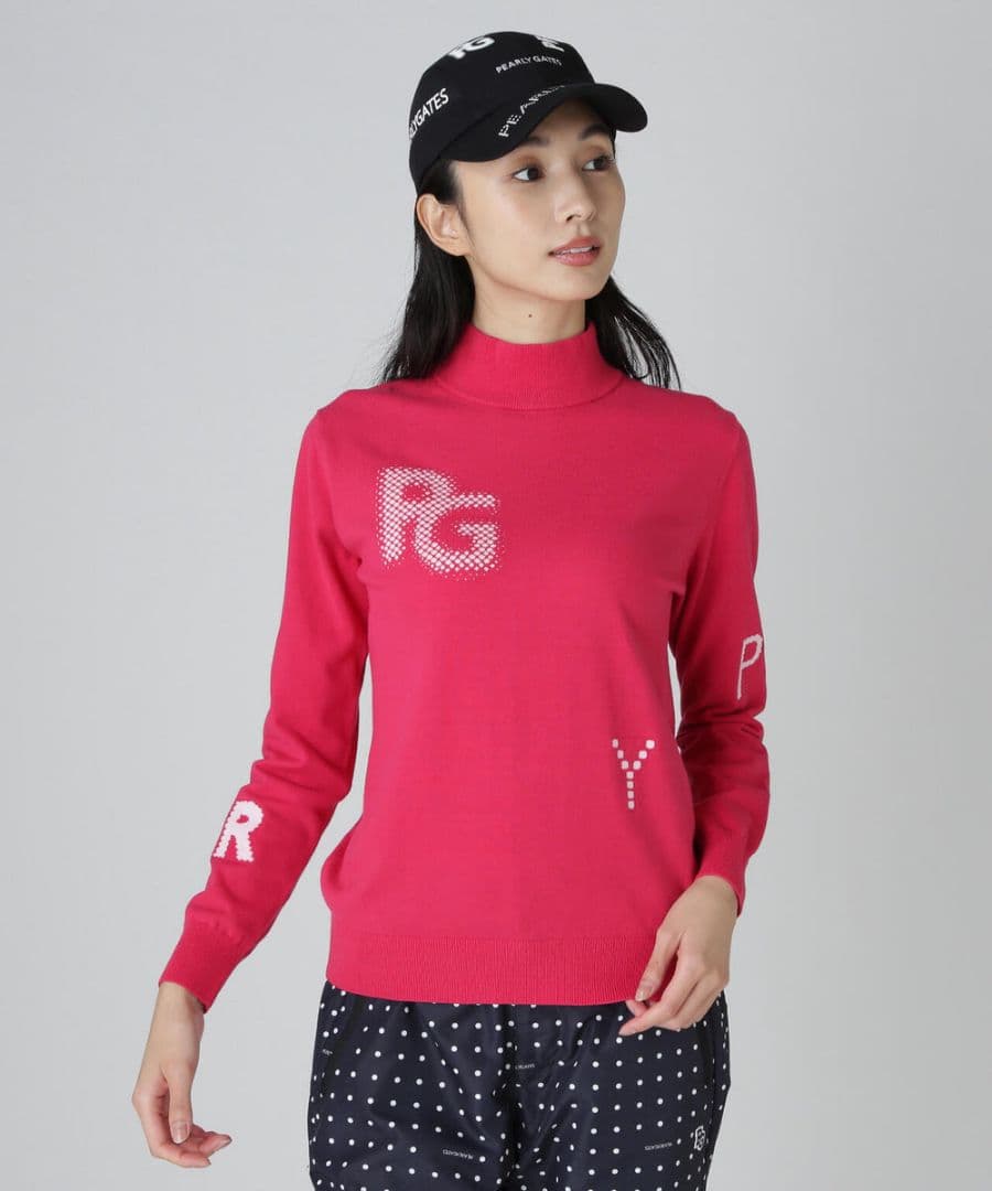 ★美品★2025年モデル PEARLY GATES ハイネックニットセーター　1