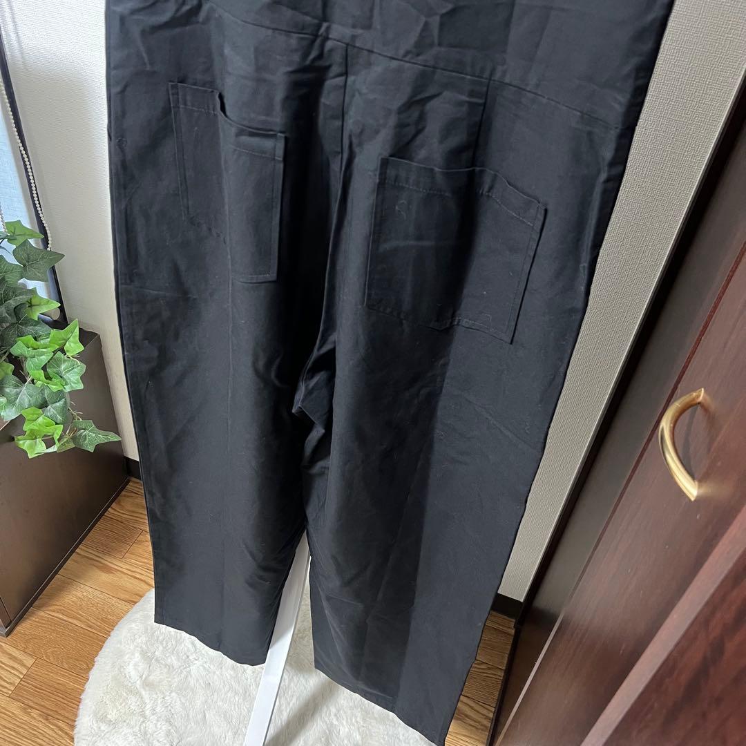 poet フリルスリーブオールインワンブラック新品未使用