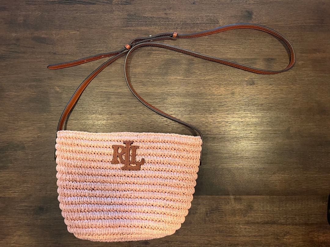 ラルフローレン　カゴショルダー　カゴバック