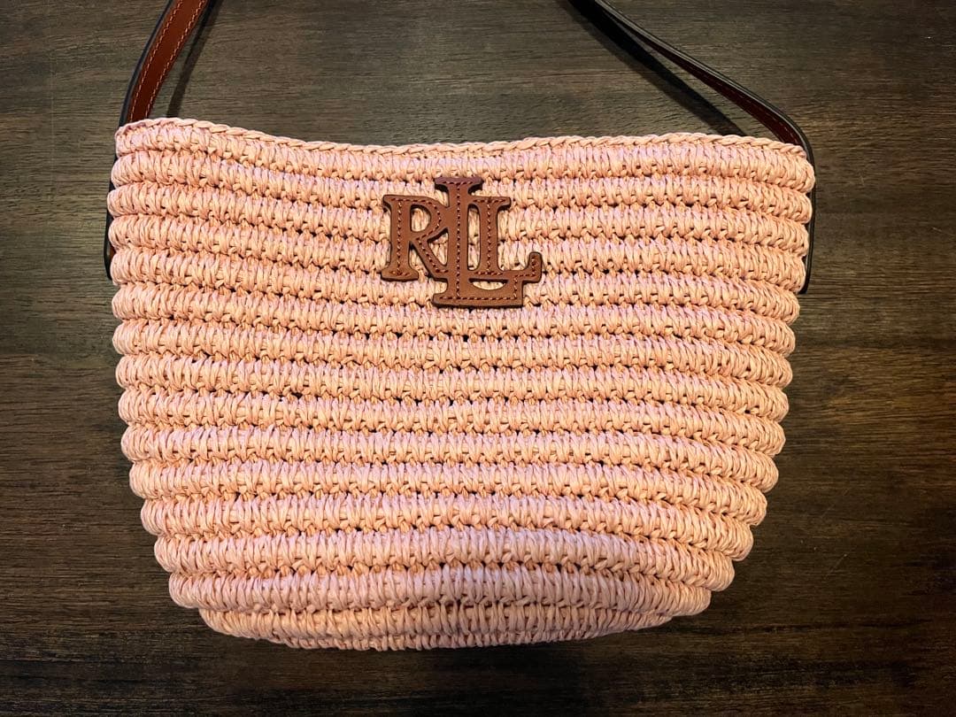 ラルフローレン　カゴショルダー　カゴバック