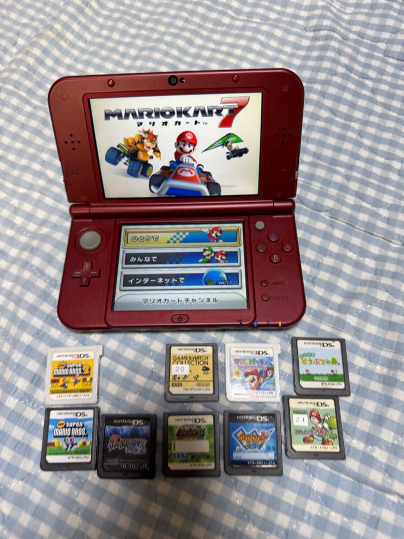 ニンテンドー3DS レッド + ゲームソフトセット