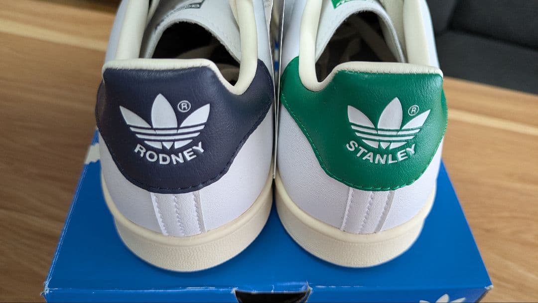 スタンスミス FY1794　24.5cm ネイビー＆グリーン