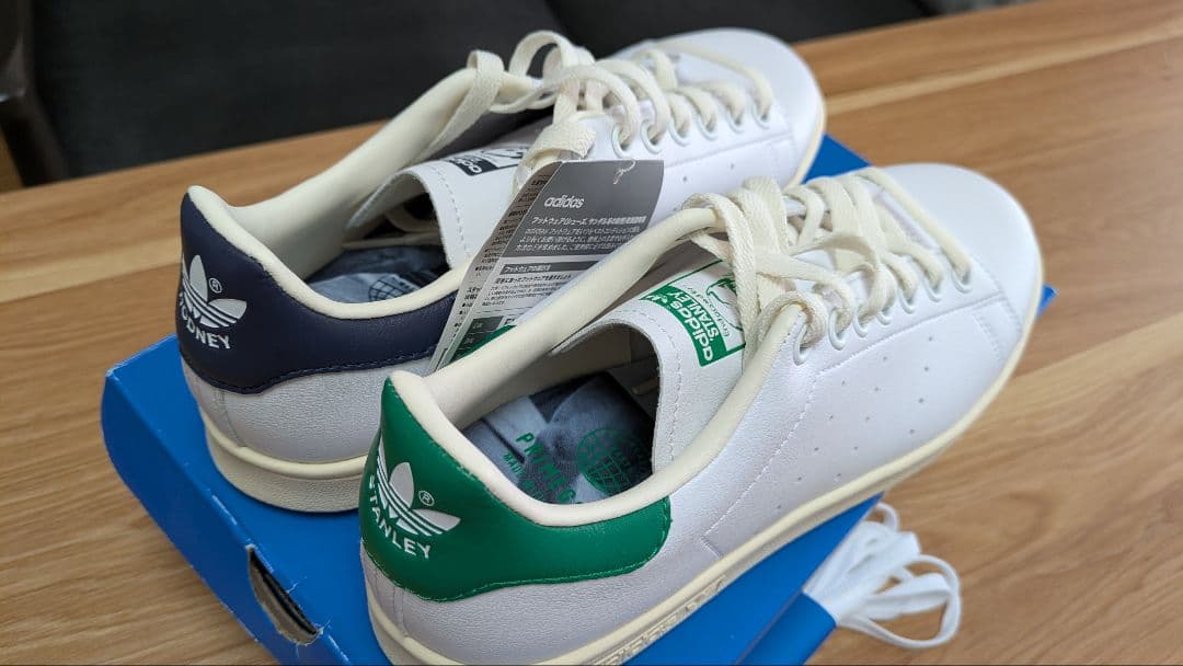 スタンスミス FY1794　24.5cm ネイビー＆グリーン