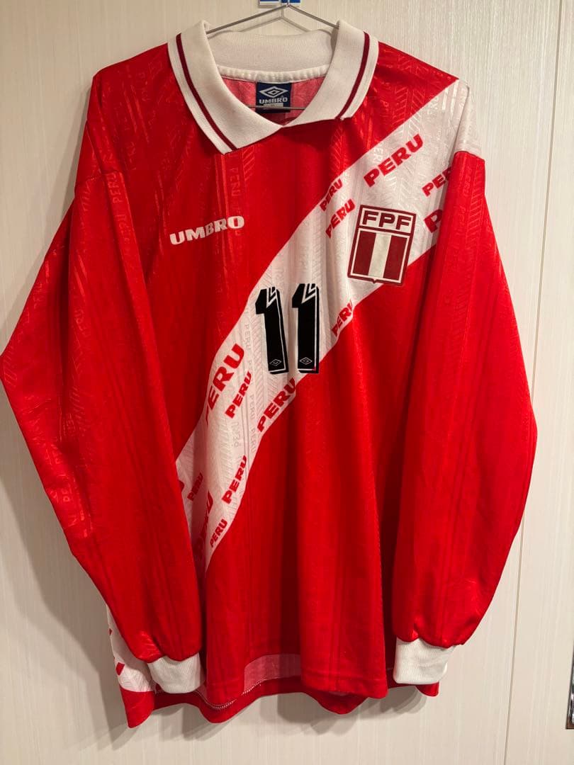 ペルー代表　96 アウェイユニフォーム　長袖　umbro
