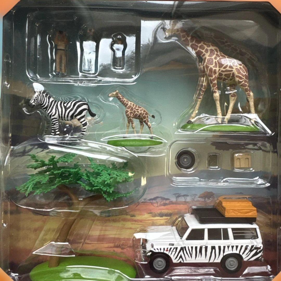 新品　海洋堂×トミカリミテッドヴィンテージ ジオコレ64 サファリ1＆２セット