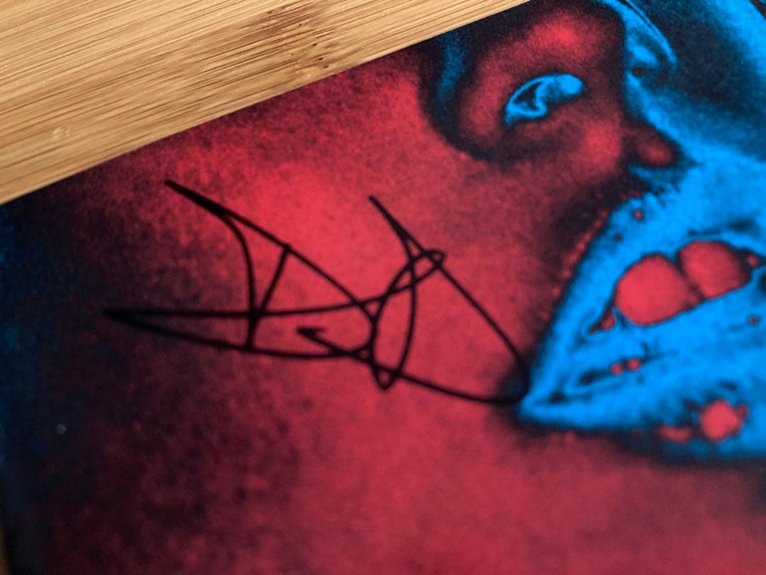 レア　ダミアーノ直筆サインメガジャケットCD　マネスキン　maneskin CD