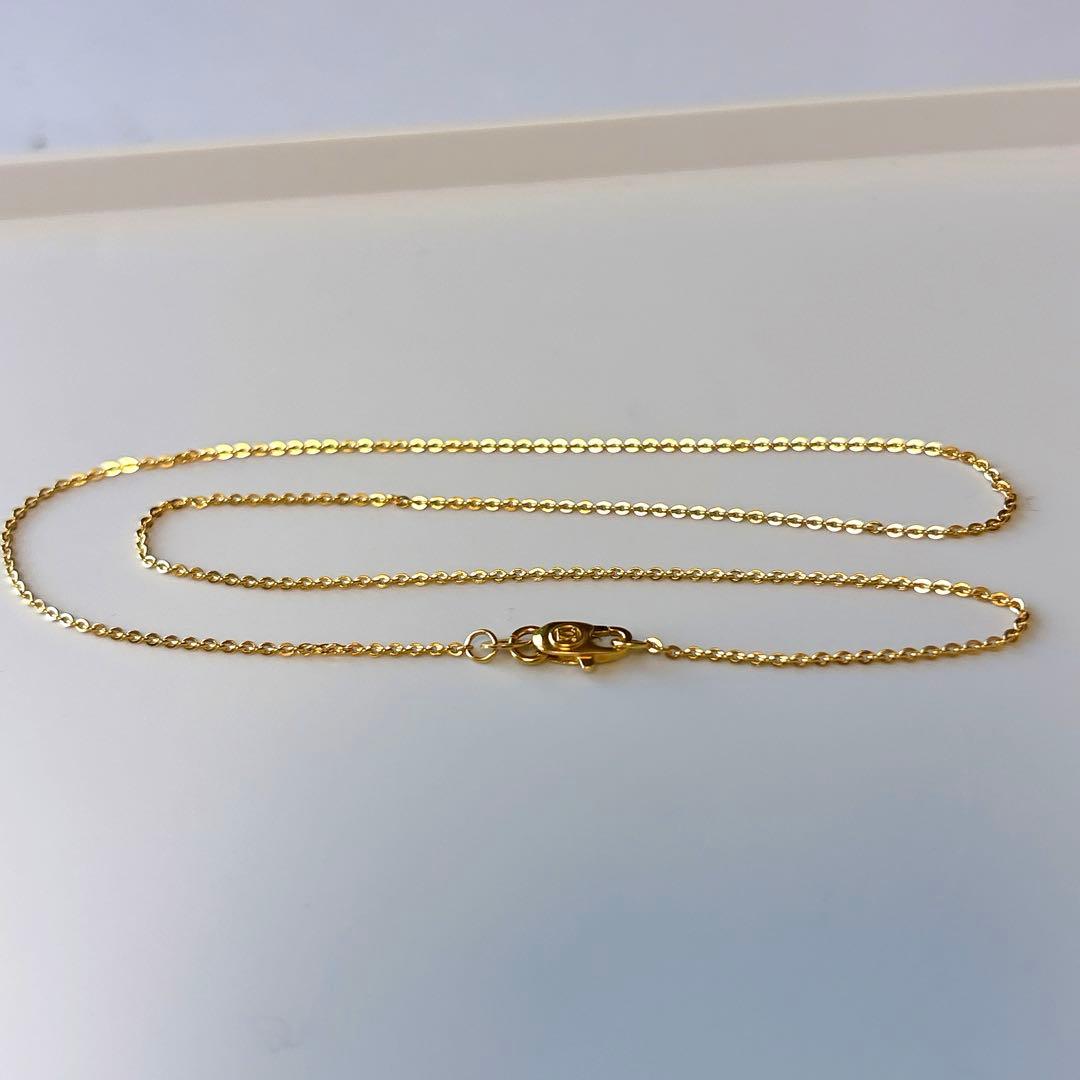 【美品】 カルティエ　イエローゴールド　チェーン　ネックレス　41.7cm