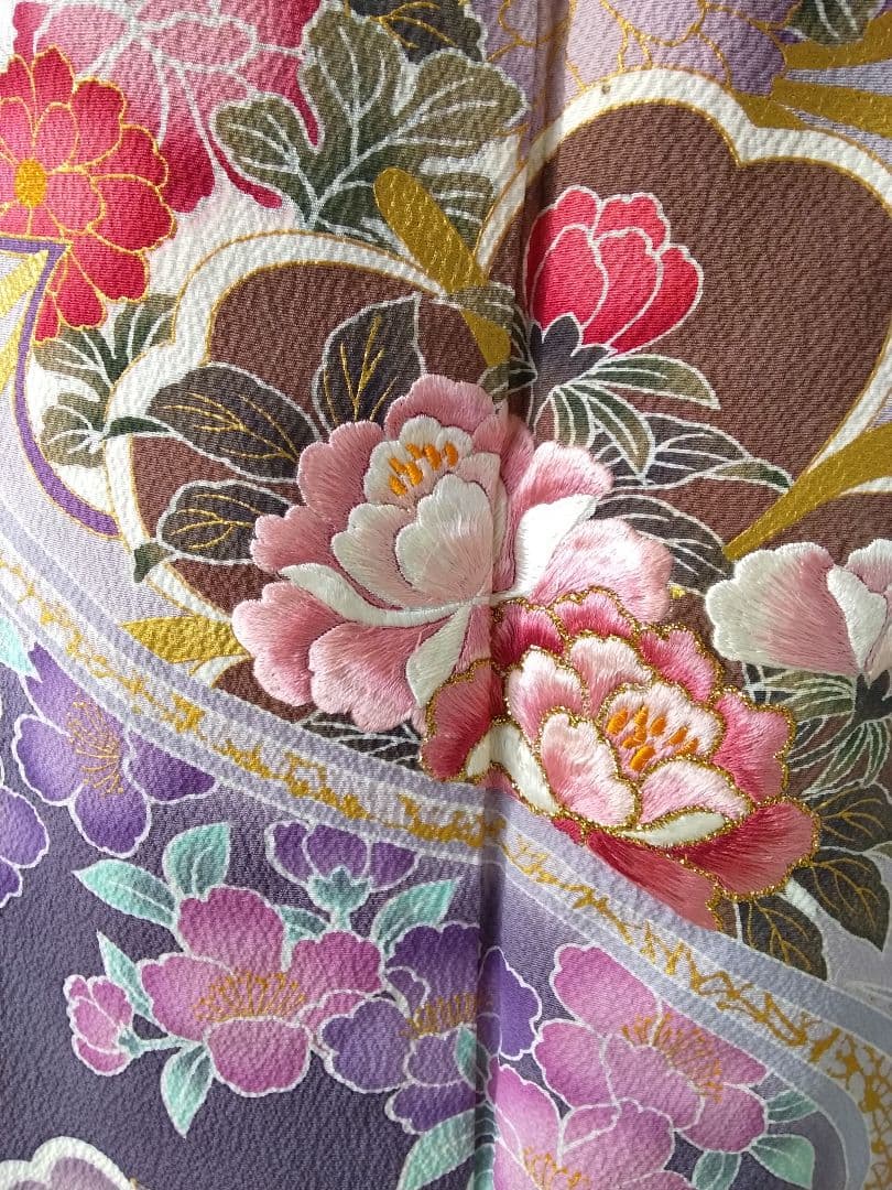 振袖フルセット、やまと誂製振袖、重ね衿、帯揚げ帯締め、袋帯、襦袢、ガード加工