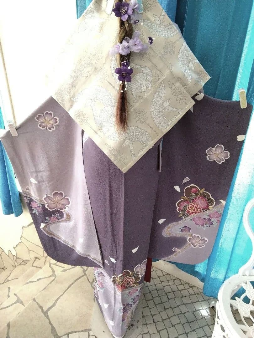 振袖フルセット、やまと誂製振袖、重ね衿、帯揚げ帯締め、袋帯、襦袢、ガード加工