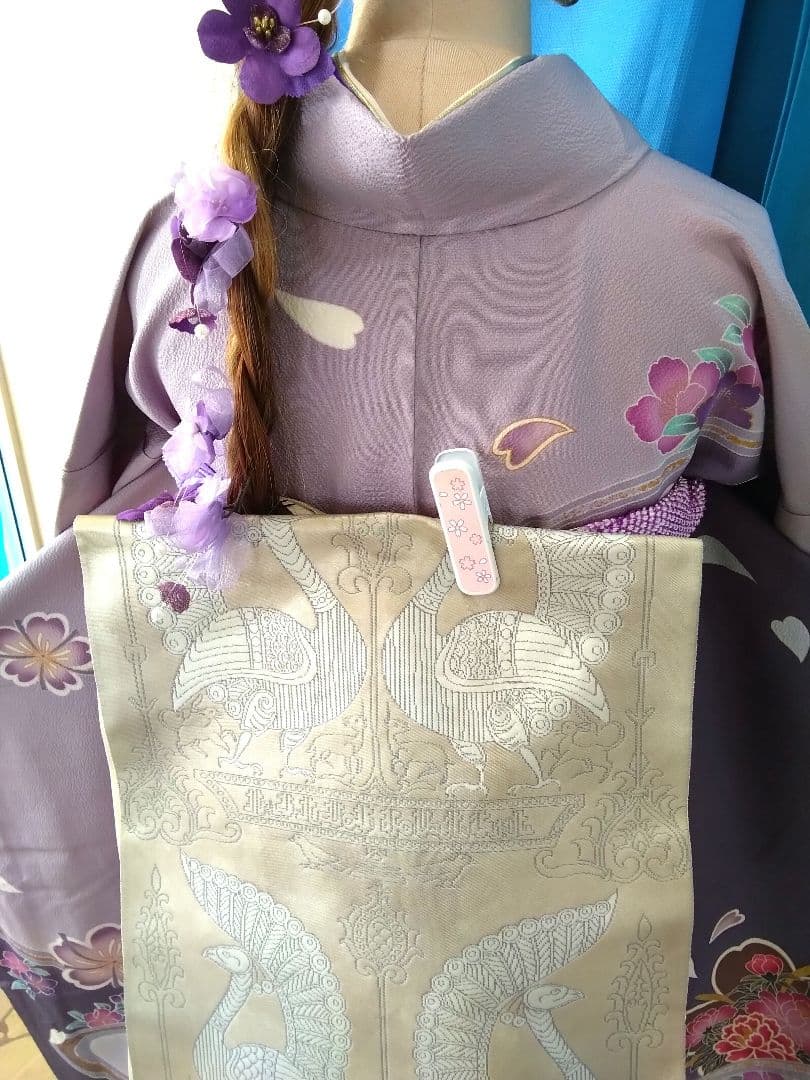 振袖フルセット、やまと誂製振袖、重ね衿、帯揚げ帯締め、袋帯、襦袢、ガード加工